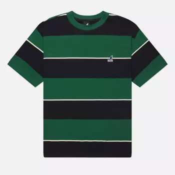Мужская футболка Kangol Bold Color Stripe, цвет зелёный, размер L