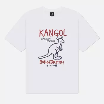 Мужская футболка Kangol Drawing, цвет белый, размер M