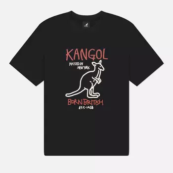 Мужская футболка Kangol Drawing, цвет чёрный, размер XL