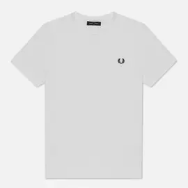 Мужская футболка Fred Perry Ringer, цвет белый, размер S