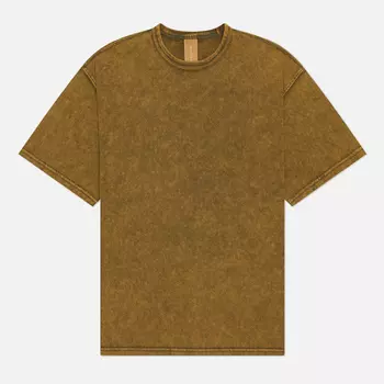 Мужская футболка FrizmWORKS OG Vintage Dyeing Half, цвет жёлтый, размер XL