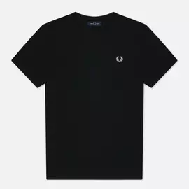 Мужская футболка Fred Perry Ringer, цвет чёрный, размер XXL