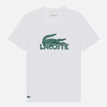 Мужская футболка Lacoste Ultra Dry Cotton Sport, цвет белый, размер XXL