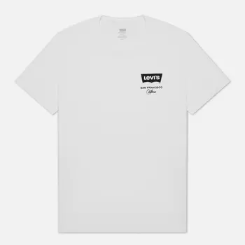 Мужская футболка Levi's Housemark Graphic San Francisco, цвет белый, размер XL