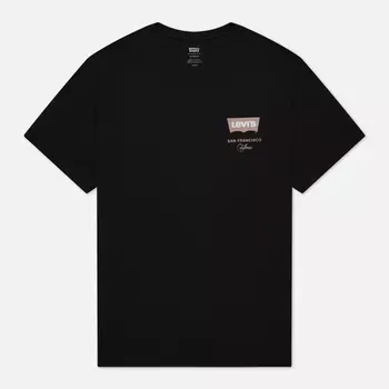 Мужская футболка Levi's Housemark Graphic San Francisco, цвет чёрный, размер L