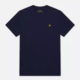 Мужская футболка Lyle &amp; Scott Plain Crew Neck, цвет синий, размер L