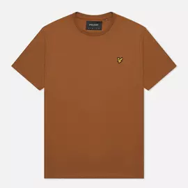 Мужская футболка Lyle &amp; Scott Plain Regular Fit, цвет коричневый, размер S