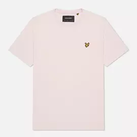 Мужская футболка Lyle &amp; Scott Plain Regular Fit, цвет розовый, размер S