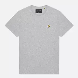 Мужская футболка Lyle &amp; Scott Plain Regular Fit, цвет серый, размер XXXL