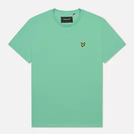 Мужская футболка Lyle &amp; Scott Plain Regular Fit, цвет зелёный, размер XL
