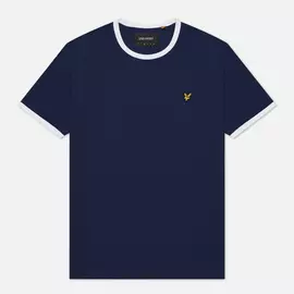 Мужская футболка Lyle &amp; Scott Ringer, цвет синий, размер XXL