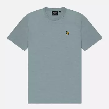 Мужская футболка Lyle & Scott Chunky Slub, цвет голубой, размер XXL