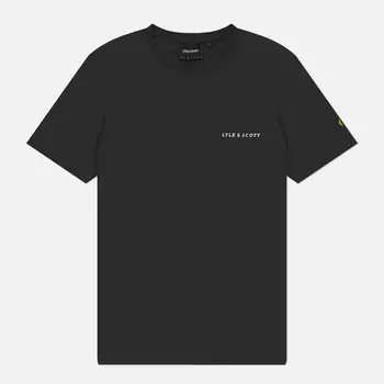 Мужская футболка Lyle & Scott Embroidered Script Logo Regular Fit, цвет серый, размер S