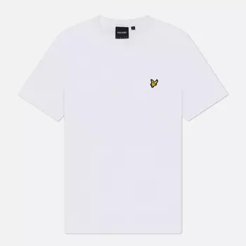 Мужская футболка Lyle & Scott Plain Regular Fit, цвет белый, размер L