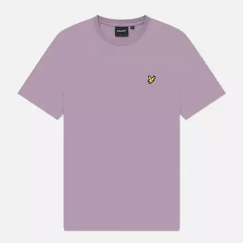 Мужская футболка Lyle & Scott Plain Regular Fit, цвет фиолетовый, размер L