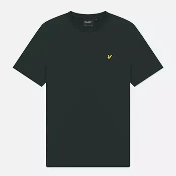 Мужская футболка Lyle & Scott Plain Regular Fit, цвет зелёный, размер XL