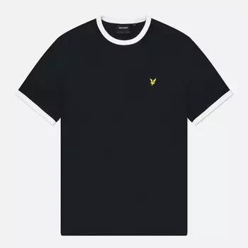 Мужская футболка Lyle & Scott Ringer Embroidered Eagle, цвет синий, размер XXL