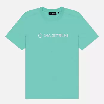 Мужская футболка MA.Strum Cracked Logo, цвет зелёный, размер XXL