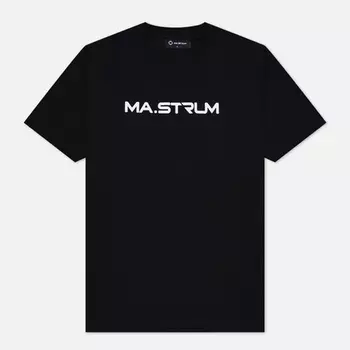 Мужская футболка MA.Strum Logo Chest Print, цвет чёрный, размер M