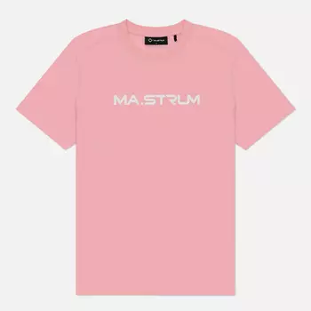 Мужская футболка MA.Strum Logo Chest Print, цвет розовый, размер XXL