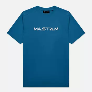 Мужская футболка MA.Strum Logo Chest Print, цвет синий, размер XXXXL