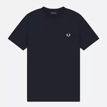 Мужская футболка Fred Perry Ringer, цвет синий, размер L