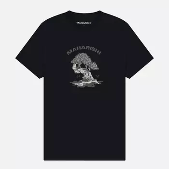 Мужская футболка maharishi Bonsai, цвет чёрный, размер XXXL