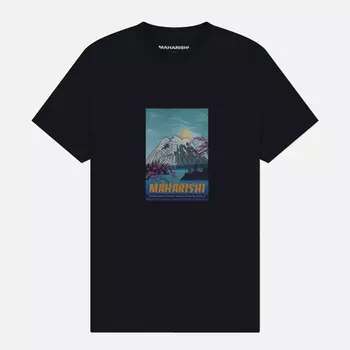 Мужская футболка maharishi Maha Mountain, цвет чёрный, размер M