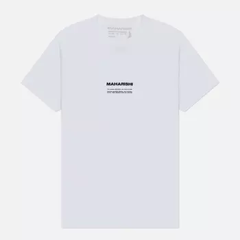 Мужская футболка maharishi Pax Cultura, цвет белый, размер XXL
