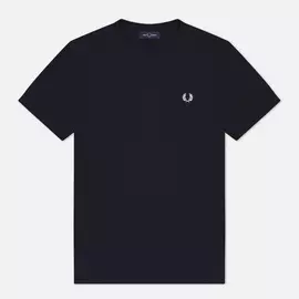Мужская футболка Fred Perry Ringer, цвет синий, размер XXL
