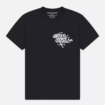 Мужская футболка maharishi x Teach Year Of The Snake, цвет чёрный, размер L