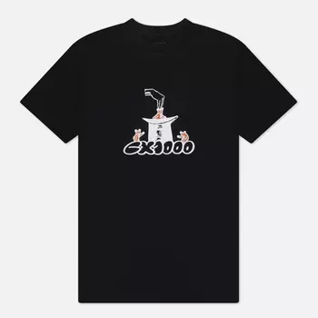 Мужская футболка GX1000 Bear In Hat, цвет чёрный, размер XXL
