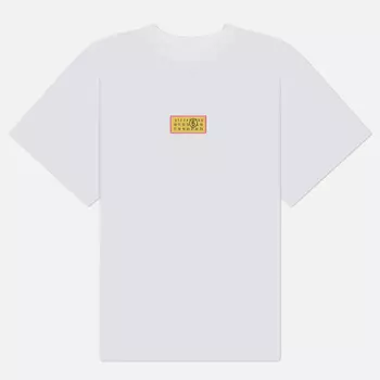 Мужская футболка Maison Margiela MM6 Multicolor Numbers, цвет белый, размер XL