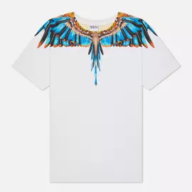 Мужская футболка Marcelo Burlon Grizzly Wings Regular, цвет белый, размер XL