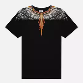 Мужская футболка Marcelo Burlon Grizzly Wings Regular, цвет чёрный, размер L