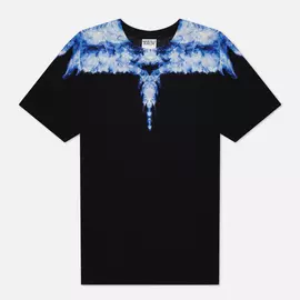 Мужская футболка Marcelo Burlon Smoke Wings Regular, цвет чёрный, размер S