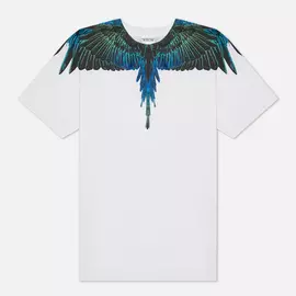 Мужская футболка Marcelo Burlon Wings Regular, цвет белый, размер XL