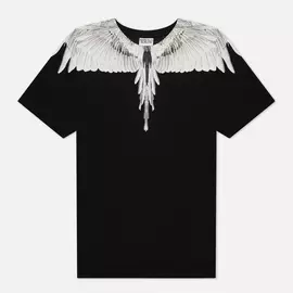 Мужская футболка Marcelo Burlon Wings Regular, цвет чёрный, размер M