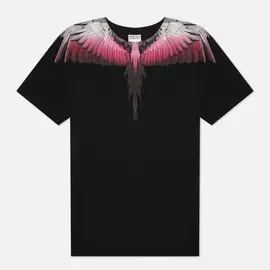 Мужская футболка Marcelo Burlon Wings Regular, цвет чёрный, размер S