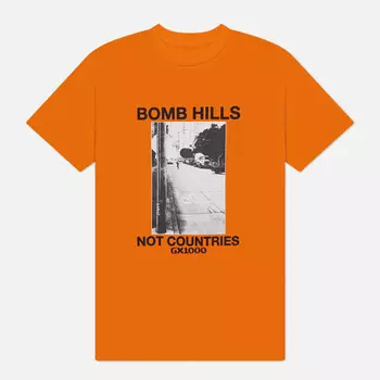 Мужская футболка GX1000 Bomb Hills, цвет оранжевый, размер L