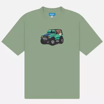 Мужская футболка MARKET 4x4 Bear, цвет оливковый, размер XL