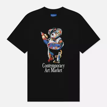 Мужская футболка MARKET Art Market Bear, цвет чёрный, размер XXL