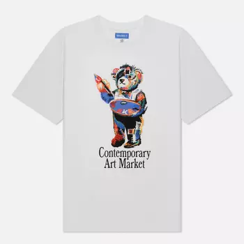 Мужская футболка MARKET Art Market Bear, цвет белый, размер XXL
