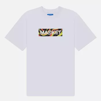 Мужская футболка MARKET Bar Logo, цвет белый, размер XXL