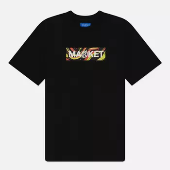 Мужская футболка MARKET Bar Logo, цвет чёрный, размер XXL