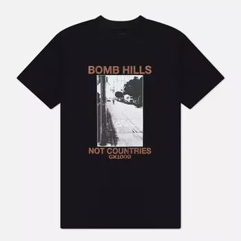 Мужская футболка GX1000 Bomb Hills Not Countries, цвет чёрный, размер S