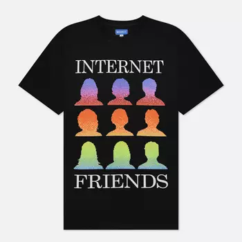 Мужская футболка MARKET Internet Friends, цвет чёрный, размер XL