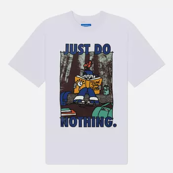 Мужская футболка MARKET Just Do Nothing, цвет белый, размер XXL