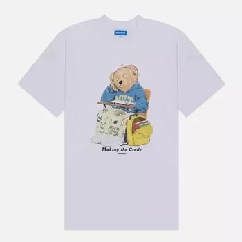 Мужская футболка MARKET Making The Grade Bear, цвет белый, размер L