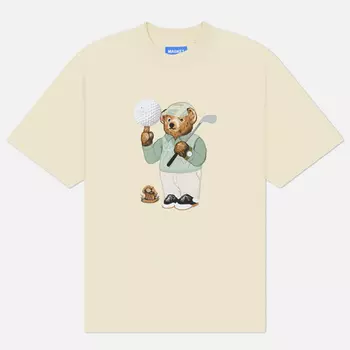 Мужская футболка MARKET Par 5 Bear, цвет бежевый, размер XXL
